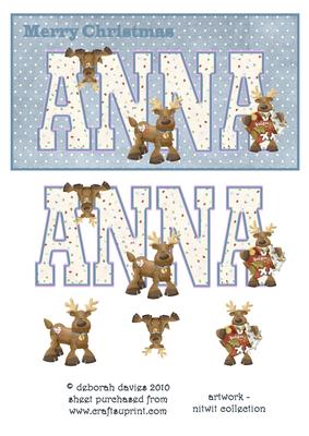 Merry Christmas Anna