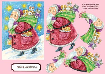 Santa and Cats