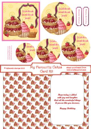 My Favourite Cakes Card Kit