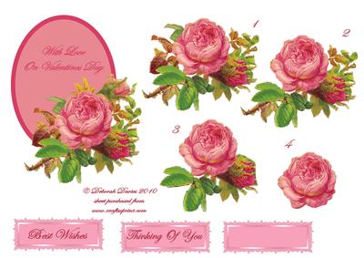 Valentine Floral Step by Step