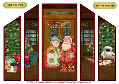Santas House Theatre Card
