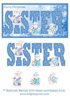 Merry Christmas Sister Dl.
