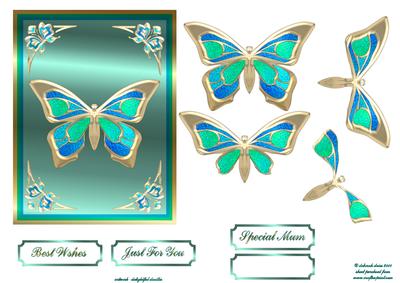 Birthday Butterflies Step by Step