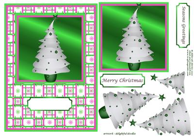 Modern Christmas Tree Step by Step