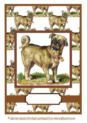 Cute Pug Dog Topper