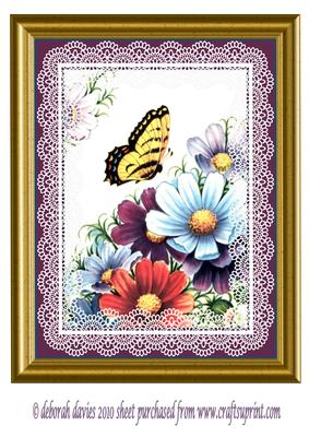 Lacy Floral Topper