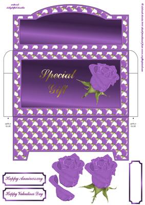Lilac Rose Money Wallet