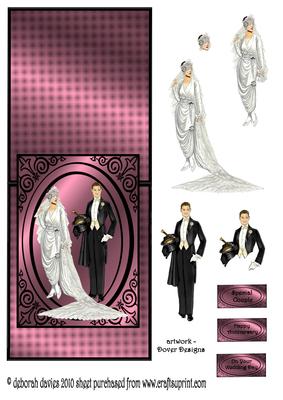 Wedding Day Delight Over the Edge Pink