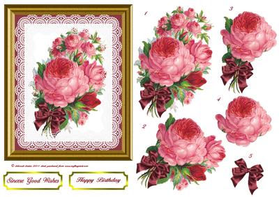 Lacy Floral Quick Card