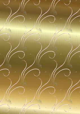 Jewel Swirl Backing in Gold