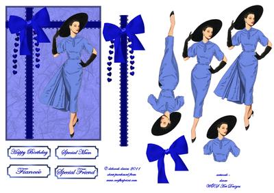 Lady Love in Blue