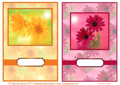 2 Floral Toppers