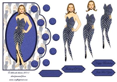 Miss Spotty Scallop Edge