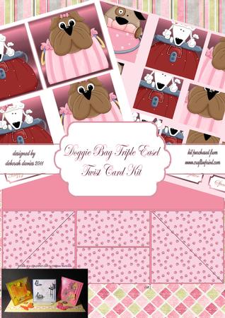 Doggie Bag Triple Easel Twist Card Kit