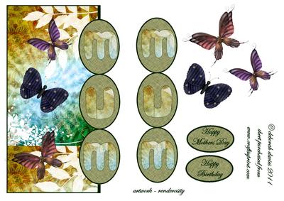 Butterfly Mum Card