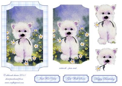 Floral Westie