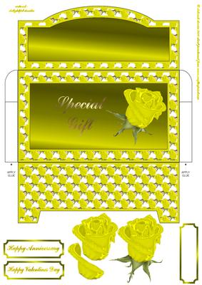 Yellow Rose Money Wallet