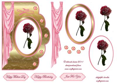 Jessica's Rose Scallop Edge