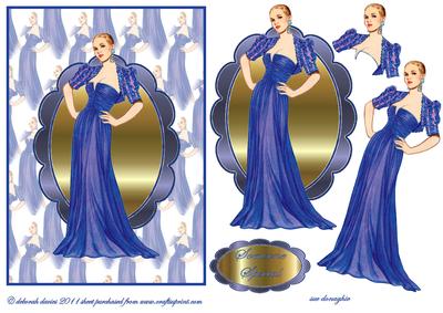 Elegant Lady Quick Card