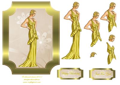 Golden Framed Beauty