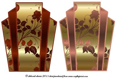 Art Deco Cardfronts Browns