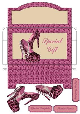 Pink Shoes to Die for Money Holder