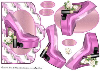 Glossy Pink Shoes