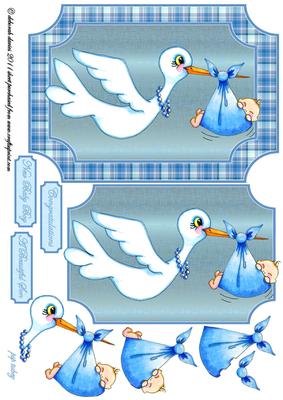 Baby Boy Quick Card