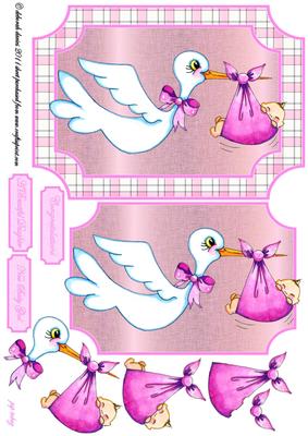 Baby Girl Quick Card