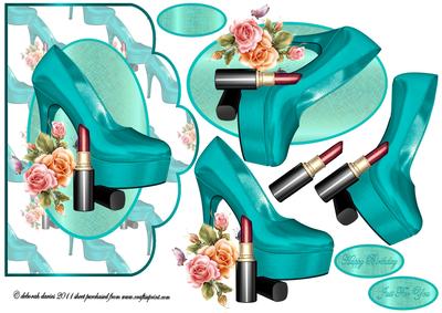 Elegant Aqua Shoes