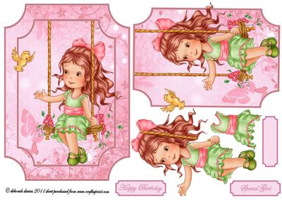 Cutie on a Swing