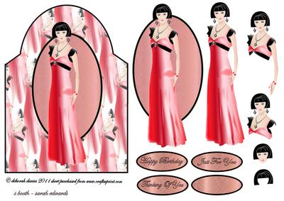 Red Deco Lady