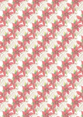 Floral Christmas Vellum