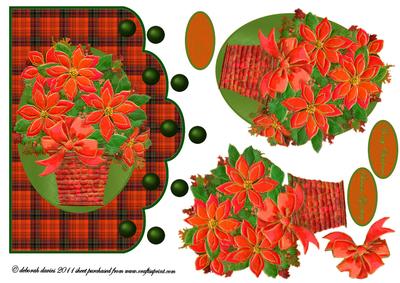 Poinsettia Scallop Edge