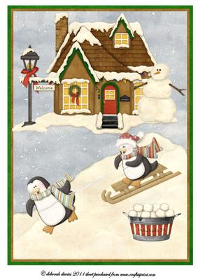 Penguin Toboggan Topper