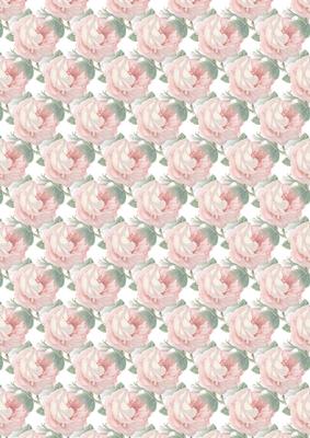 Pink Floral Vellum