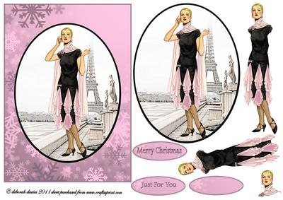 Pink Christmas in Paris