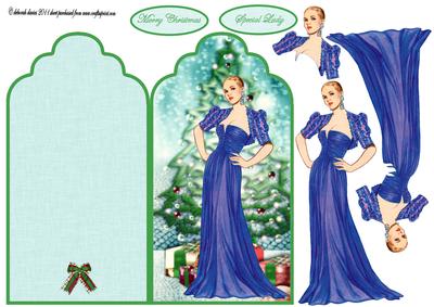 Blue Lady Christmas