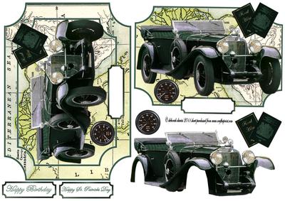 Green Vintage Motor