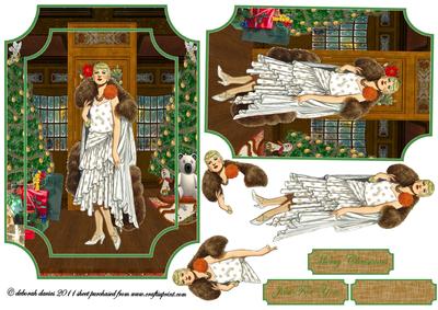 Christmas Deco Lady