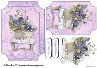 Lilac Floral Spray