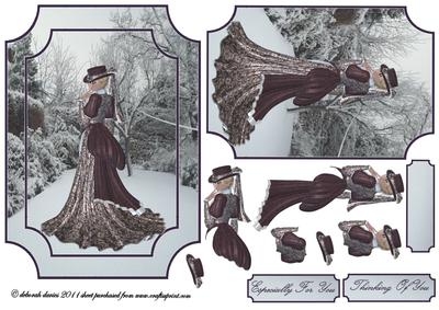 Vintage Winter Miss