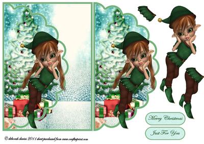 Cheeky Christmas Elf