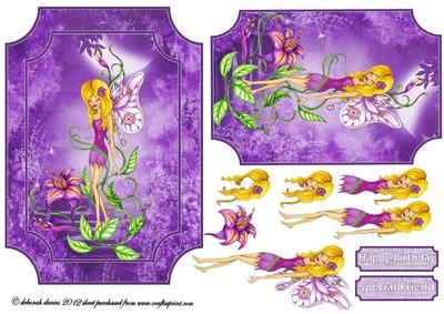 Lilac Floral Fairy
