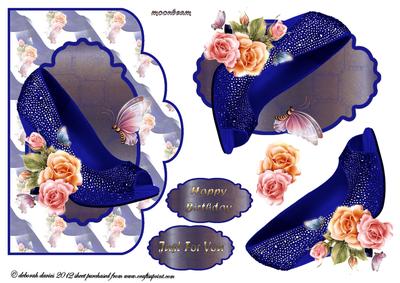 Royal Floral Shoe