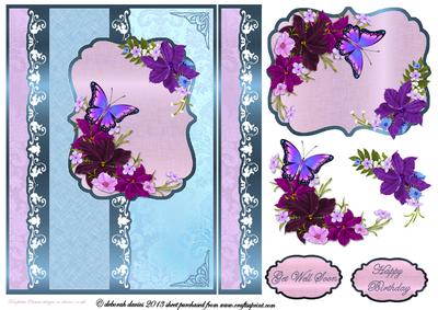 Floral Butterfly Delight