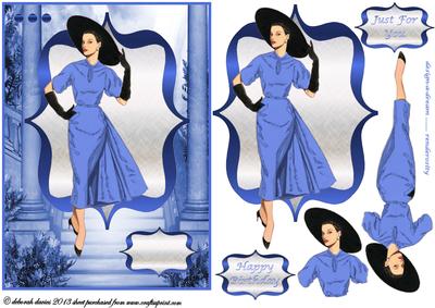 Blue Lady Cardfront