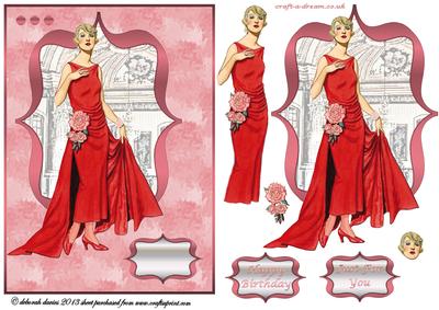 Woman in Red
