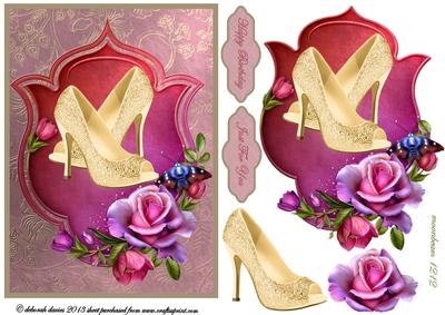 Cream Rosie Glitter Shoes