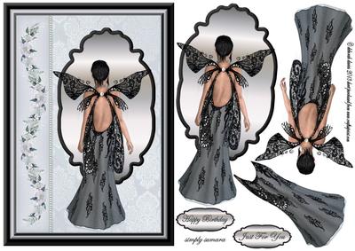 Framed Black Fae